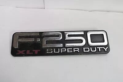 1999-2003 Ford F-250 XLT SUPER DUTY Fender Name Plate Emblem OEM Badge '99-'04 • $24.95