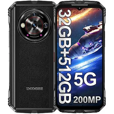 DOOGEE V30PRO 6.58” 32GB+512GB Rugged Smartphone Android 13 Phone 200MP Camera • $399