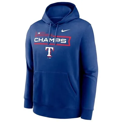 Texas Rangers Nike 2023 World Series Champions Club Fleece Hoodie XL - NWT • $89.99