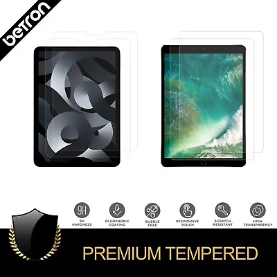 IPad Screen Protector For Apple IPad Air Mini Pro 9H Tempered Glass RRP £24.99 • £3.99