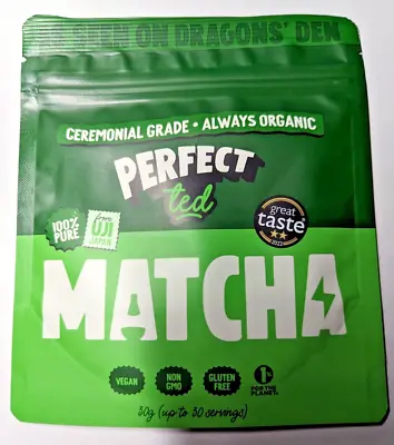 Perfect Ted Matcha Green Tea Powder Pure Organic Japanese Ceremonial Grade 30 G • £9.60