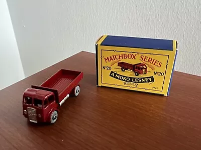 Matchbox Moko Lesney No: 20 Erf Stake Truck Wth Original Box • $85