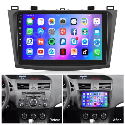 1+32GB For Mazda 3 2009-2013 9  Android 13 Car Stereo Radio GPS NAVI WIFI FM RDS • $184.99