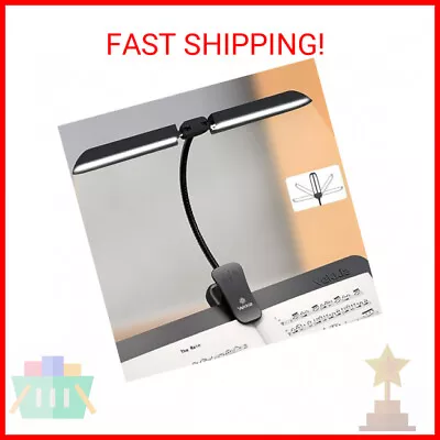 Vekkia Folding Music Stand Light Portable 42 Led Rechargeable Super Bright Clip • $33.99