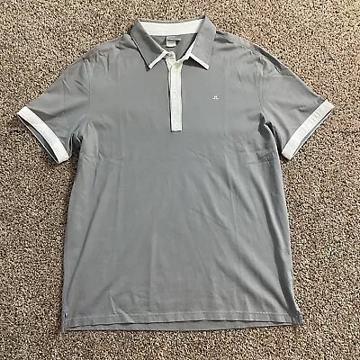 J Lindeberg Shirt Polo Golf Mens Gray Size XL Regular Fit 0043 • $19.89