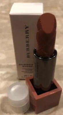 $16 • Buy BURBERRY KISSES HYDRATING LIPSTICK #21 Nude With Tester Box & Cap