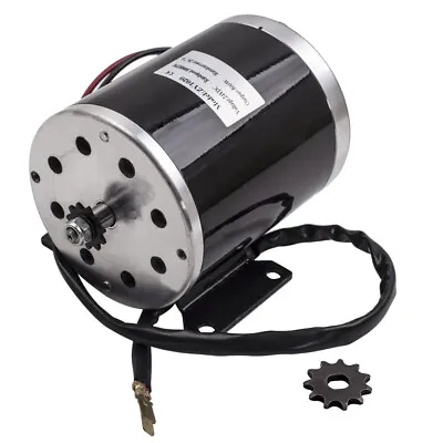 NEW Electric Scooter Motor 24V 500W ZY1020 For Go-kart Brushed E Bike 6mm Chain • £44.89