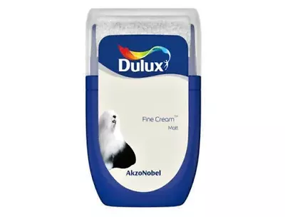 Dulux Tester Paint Pot Easycare Washable/Tough Matt 30ml Fine Cream Matt Free Pp • £3.99