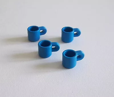 PLAYMOBIL (1401) DISHES - Lot Of 4 Cups Dark Blue Aeroline 3185  • £1.56