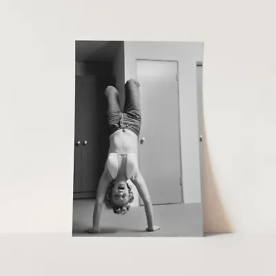 Marilyn Monroe Upside Down Gym Exercise Fitness 1950s Wall Art Poster Print • $34