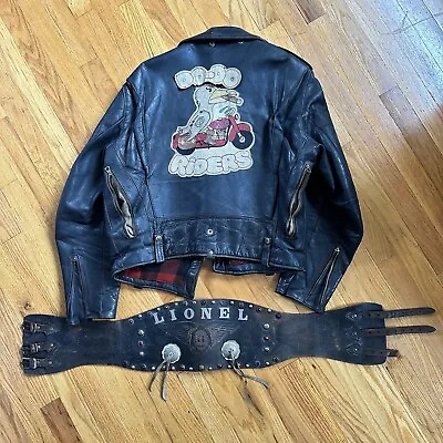 Buco Bugeleisen 1940s J22 Leather Jacket Patch Motorcycle Riders Club Vintage • $6319.99