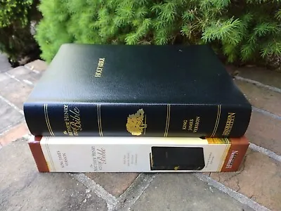 KJV Matthew Henry Study Bible-Black Bonded Leather - BRAND NEW Concordance • $67.50