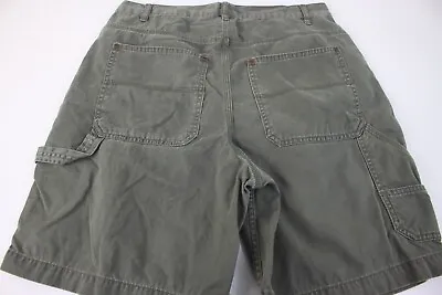 Cherokee Men's 33W X 9L Green Cargo Jean Shorts    #C957 • $7.95