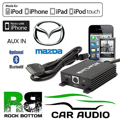 £79.99 • Buy Mazda 3 Car Stereo Radio AUX IN IPod IPhone Bluetooth Interface Connection Cable