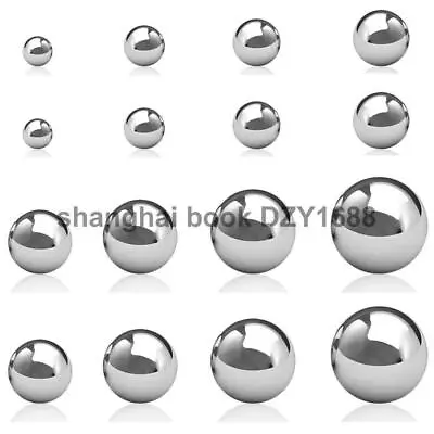 High Precision Bearing Ball Smooth Ball 304 Stainless Steel Ball Diameter 1mm-10 • $0.99