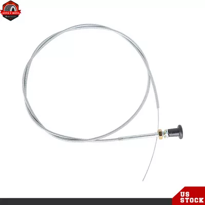 237 Push Pull Choke Cable 63  Inner 60  Conduit 2 3/4  Travel Universal • $7.99