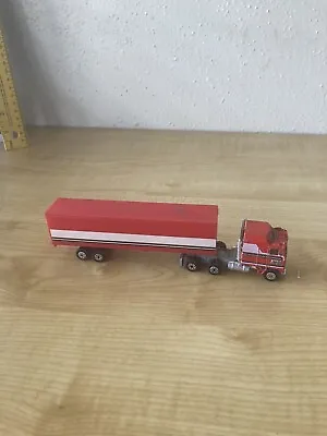 Vintage 1981 1/87 Semi Tractor Trailer Yatming Kenworth   BJ And The Bear  • $40