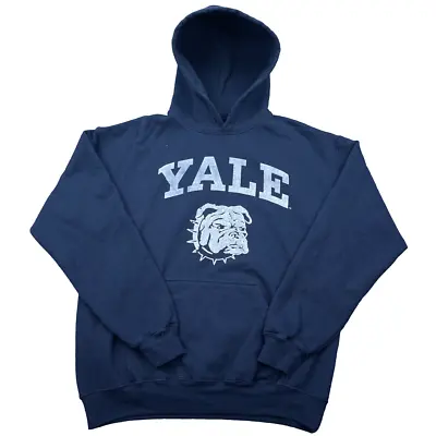 Yale University Bulldogs Hoodie Women's Size Medium M Navy Blue Pullover • $32.40