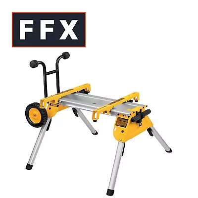 DEWALT DE7400-XJ Heavy Duty Rolling Saw Stand/Workstation Foldable Portable • £115