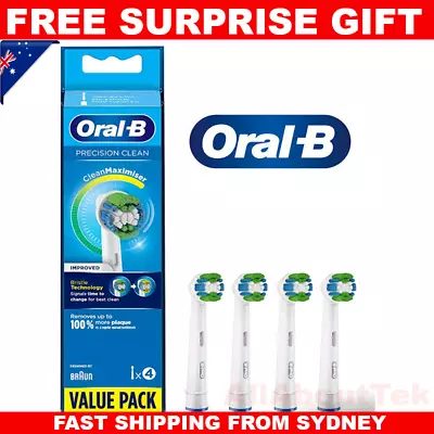 $15.99 • Buy Genuine Oral B Precision Clean Braun Electric Toothbrush Heads Replacement