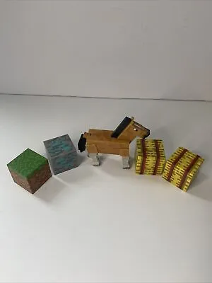 Minecraft  Action Figure Horse 4  With Blocks • $15.99