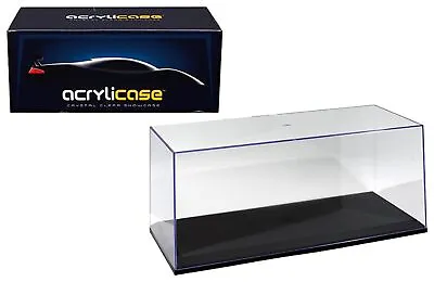 Acrylicase Clear Display Show CASE For 1/18 Diecast Car Black Base • $36.10