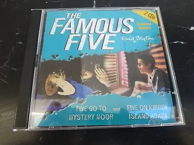 Enid Blyton Famous Five Go To Mystery Moor & Kirrin Island Again Audio Book Cds • £9.99
