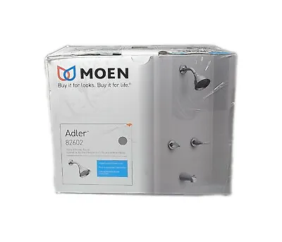 MOEN Adler 2-Handle 1-Spray Tub And Shower Faucet W/ Valve Chrome Valve Included • $59.95