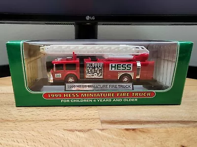 Hess Miniature Fire Truck 1999 • $9.95