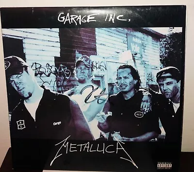 Kirk Hammett Metallica Garage Inc Signed Autographed Vinyl Record LP Beckett • $1499.99