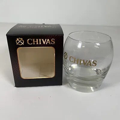 Chivas Regal Whisky Glass Weighted Bottom Gift Boxed Collectable • $23.02