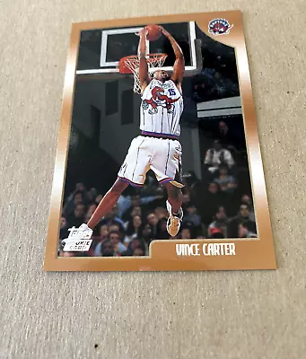 Vince Carter 1998-99 Topps NBA Basketball Rookie Rc Card Toronto Raptors #199 • $14.99