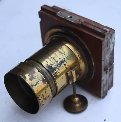 Antique Voigtlander & Sohn No. 14196 Brass Camera Lens Vintage Braunschweig Rare • $600