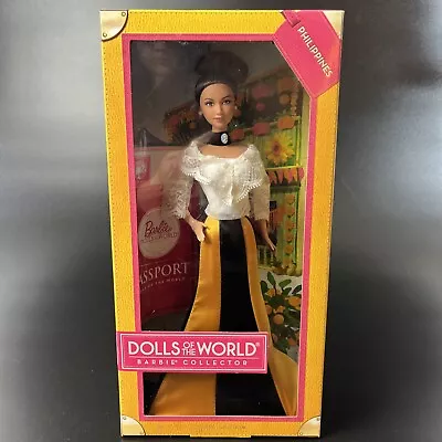 2012 Barbie Philippines Dolls Of The World Passport Series X8423 Pink Label NRFB • $95.99