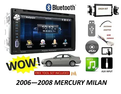 2006-2008 Mercury Milan Bluetooth Touchscreen DVD CD USB CAR RADIO STEREO • $160.99