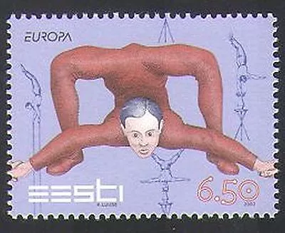 Estonia 2002 Europa/Circus Act/Acrobat 1v Ref:b9320 • $6.28