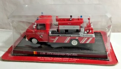 £6.50 • Buy Del Prado Fire Engines 1:50 Scale 1974 Autopompe Opel Blitz Mouscron Sealed Pack