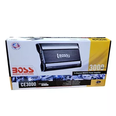 Boss Audio CE3000 5-Channel 3000 Watts Class-D Digital Car Audio Amplifier • $110.59