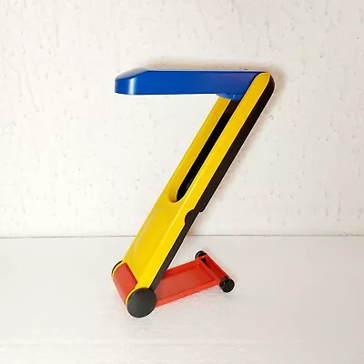 Vintage Multicolor Neon Folding Table Lamp - Memphis Style From 80s • $140