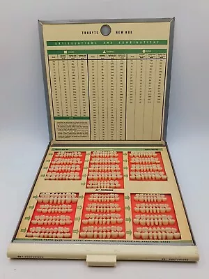 Vintage Trubyte New Hue Dental Articulations & Combinations False Teeth Samples  • $100