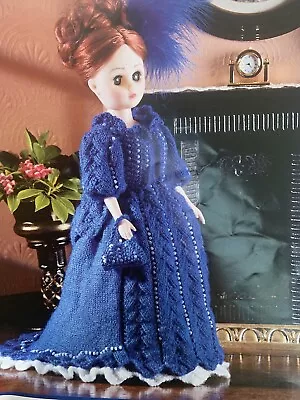 Vtg Jacquay Yaxley's Knitting Victorian Doll Pattern EX0073 - Dressed For Dinner • £3