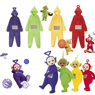 Teletubbies Jumpsuit Costume Kigurumi Pajamas Party Sports Day Book Week Cosplay • $11.59