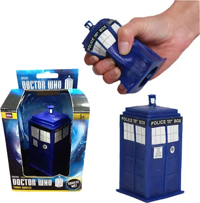 NEW WoW Dr Doctor Who BLUE TARDIS Stress Toy 9cm The Perfect Desktop De-Stresser • $29.95