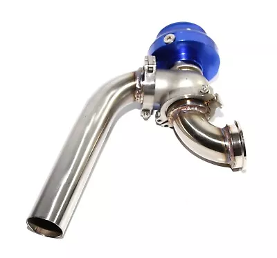 $99.99 • Buy EMUSA 38MM V-band Wastegate+Exhaust Dump Tube Pipe+90 Deg Elbow Inlet Adapter