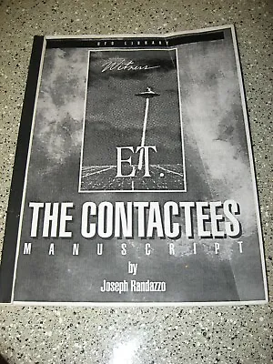 The Contactees Manuscript • $84.95