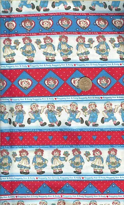 Vintage! Raggedy Ann/andy Sampler - Btfq - 18 X22  • $8.95