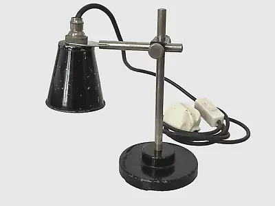 Vtg C1950s PHILIP HARRIS Ltd INDUSTRIAL LABORATORY DESK/BENCH LAMP Microscope • $80.82