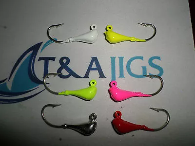 20 Saltwater Jig Heads  Banana XX Heavy Duty Strong Hooks Weight & Color Choice • $33.23