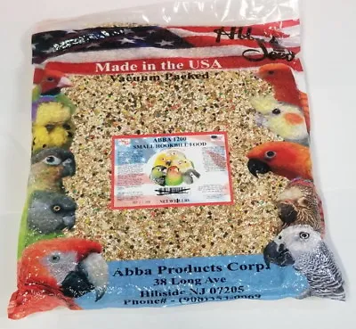 $46 • Buy 15 Lbs Vacuum Packed Bag Of Abba 1200 Small Hookbill Mix
