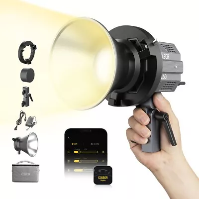 COLBOR CL60 COB LED 2700K-6500K Bi-Color Led Video Light For Photography Studio • $95